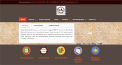 Desktop Screenshot of neetacaterers.com